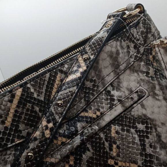 Jessica Simpson Natural Python Sabrina Shoulder Bag NWT - Picture 14 of 14